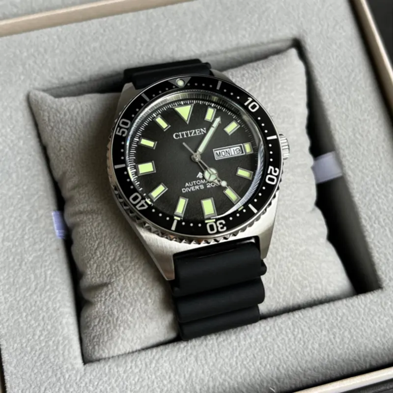 Citizen Promaster Diver's Automatic Black Dial Men's Watch- NY0120-01E